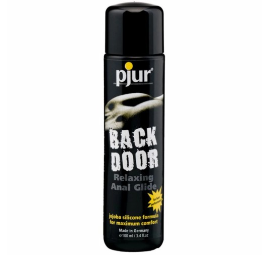 Silikonowy lubrykant analny z olejkiem jojoba - Pjur Back Door Relaxing Silicone Anal Glide 100 ml